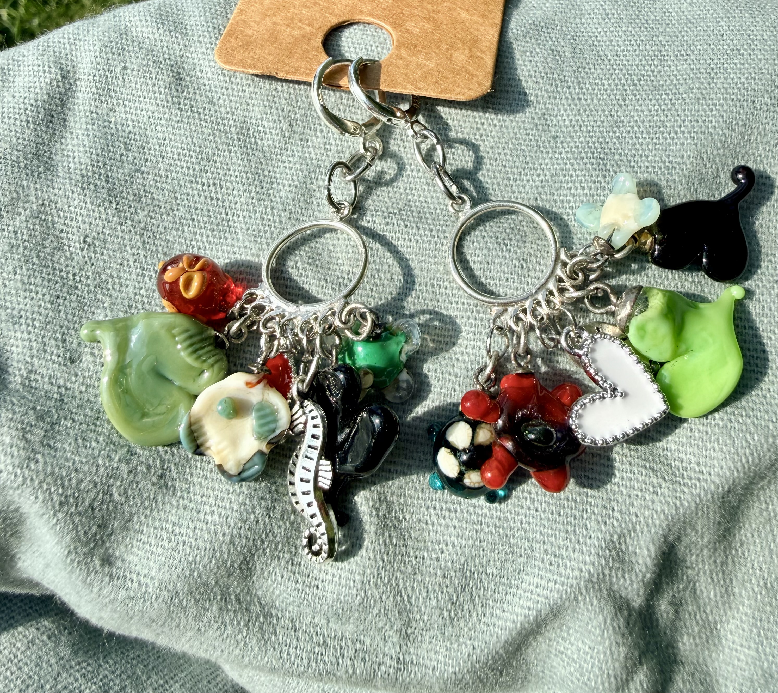 Kleurrijk groen Glas