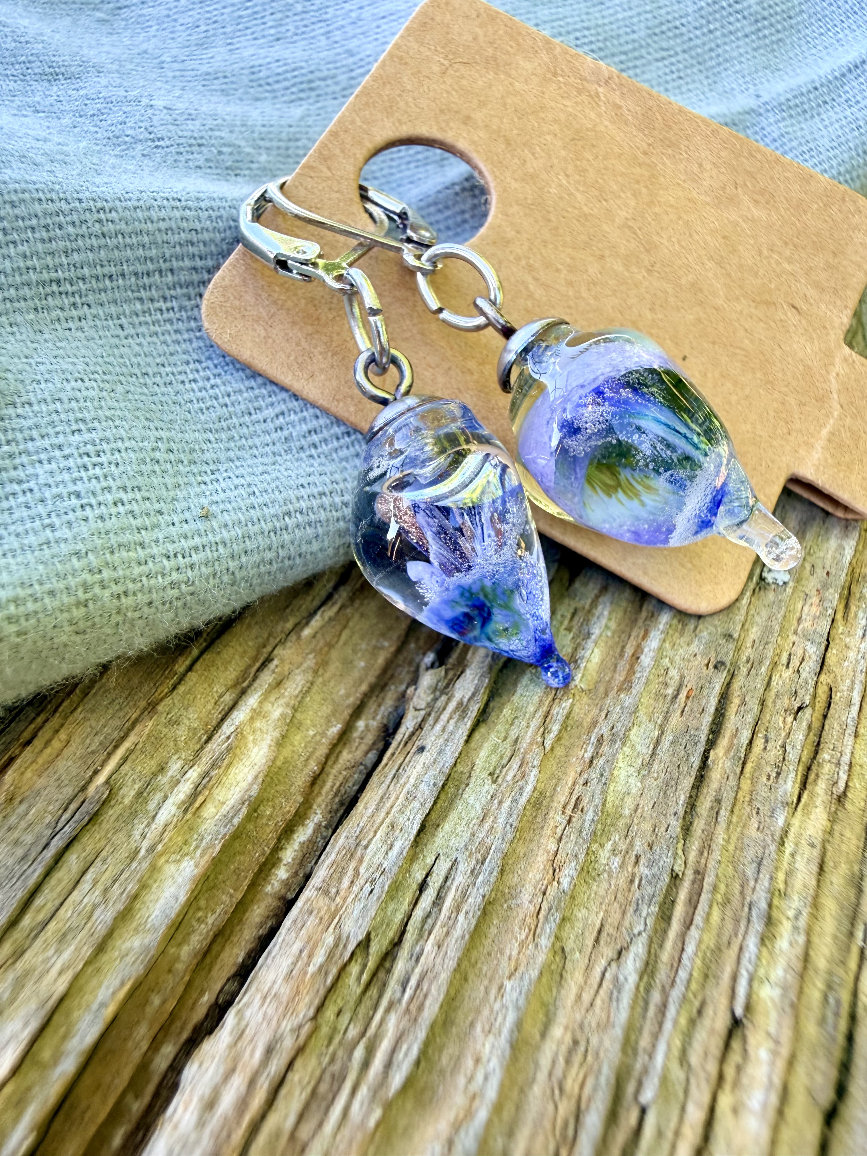 Oorbellen “Beauty in Bleu”